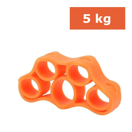 Extenseur à 5 doigts en silicone orange 5 kg de résistance